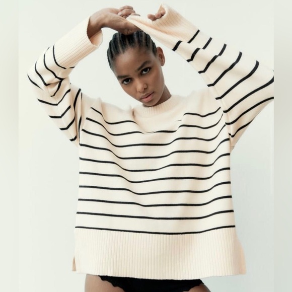 ZARA Striped Knit Sweater - XS - Picture 3 of 3